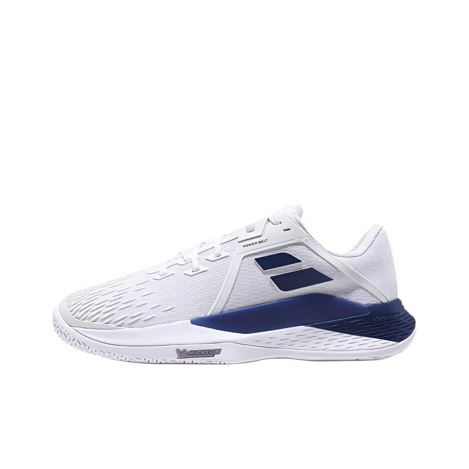Кеды Babolat Propulse Fury 3, размер EU 42 стопа (26,5CM), белый/темно-синий — теннисные кроссовки