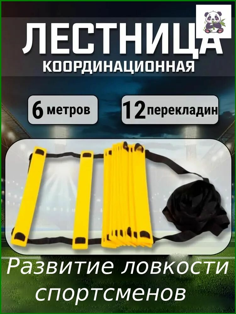 Координационная лестница для тренировки скорости и ловкости, 1 шт с защитным чехлом — координационные лестницы