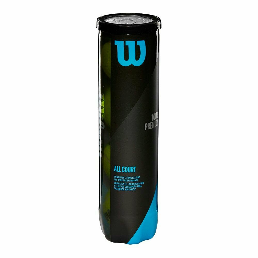 Мячи теннисные Wilson Tour Premier All Court WRT119400, одобрен ITF, упаковка 4 шт — мячи