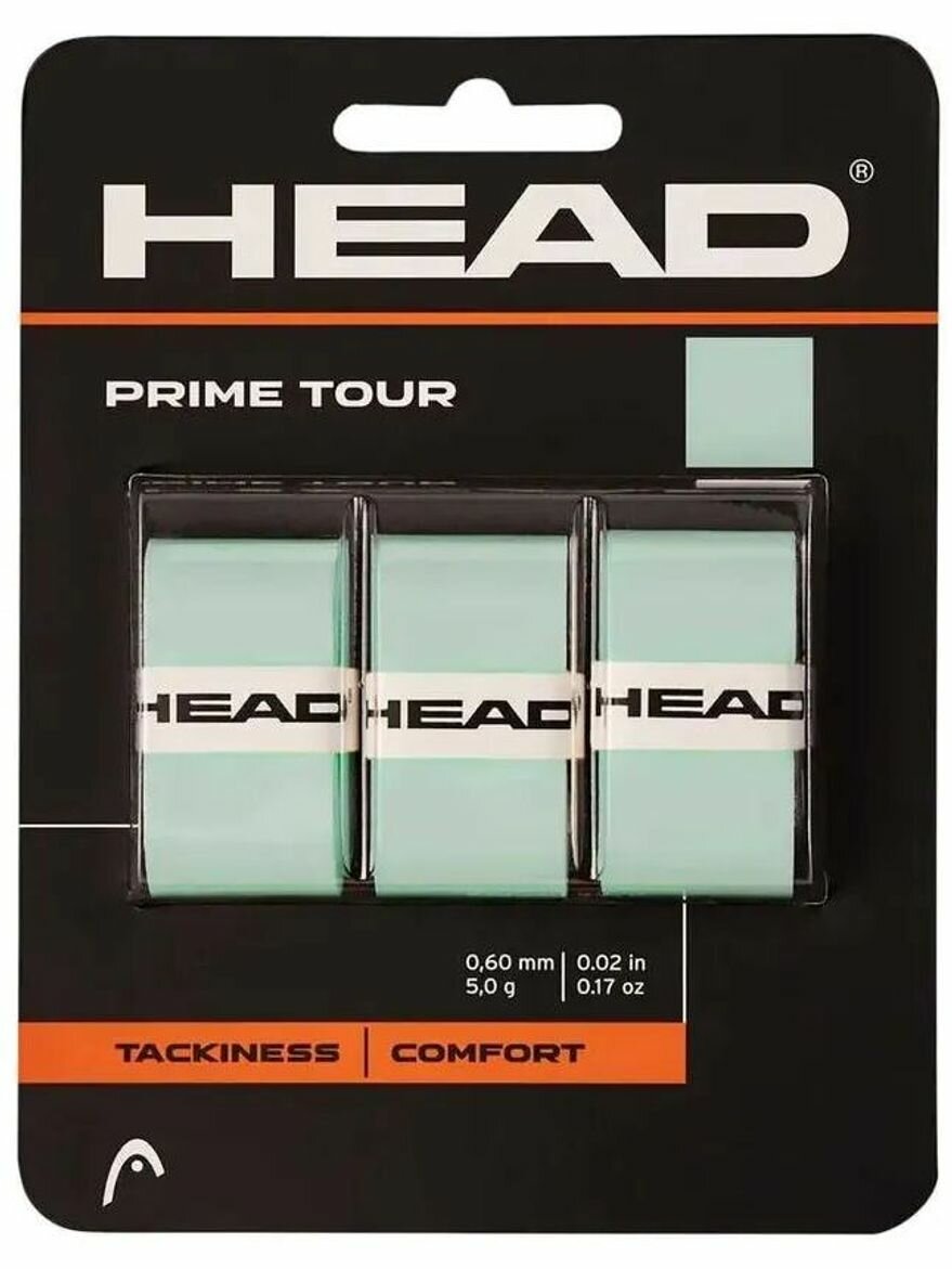 Намотки для ракетки Head Prime Tour 3 pcs Pack (Overgrip) 100% полиэстер 285621-CS — намотки