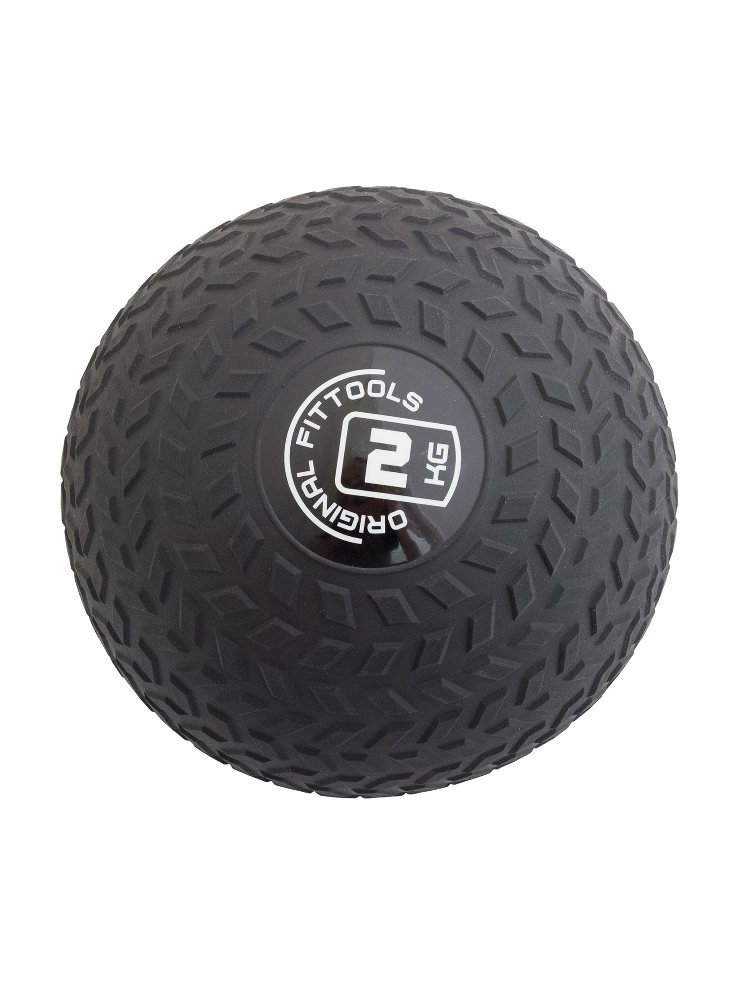 Тренировочный мяч 2 кг слэмбол мяч для бросков о пол Original FitTools — слэмболы и wall ball